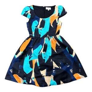 Moulinette Soeurs Anthropologie Fit And Flare Pinion Dress Size 0